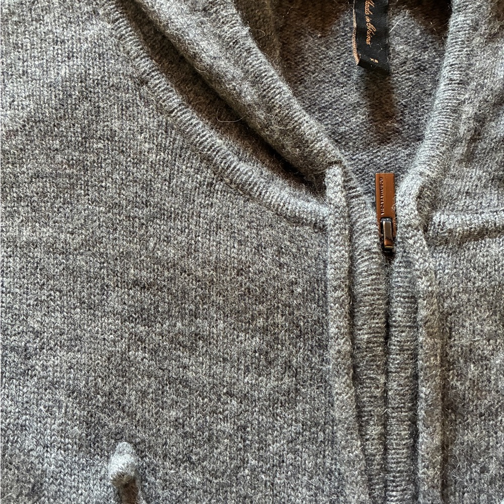 BCBGMaxAzria Cashmere Zip Hoody - Picture 4 of 7